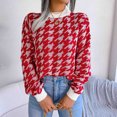 thumbnail image 6 of Herrnalise Women's Knitted Crop Tops Autumn And Winter Fashion Solid Hollow Stripe Long Sleeve Round-Neck Sweater Tops Pullover Jumper Sweaters, 6 of 8