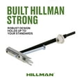thumbnail image 6 of (3 pack) Hillman Pull Toggles, 3/16", Steel, Multi-Material, 120 lbs, White, 2 pack, 6 of 10
