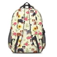 thumbnail image 3 of Border Collie and Australian Shepherd Backpack for School, Cute School Bag with Adjustable Shoulder Straps and Padded Back, 16.9"x12.6"x5.9", 3 of 5