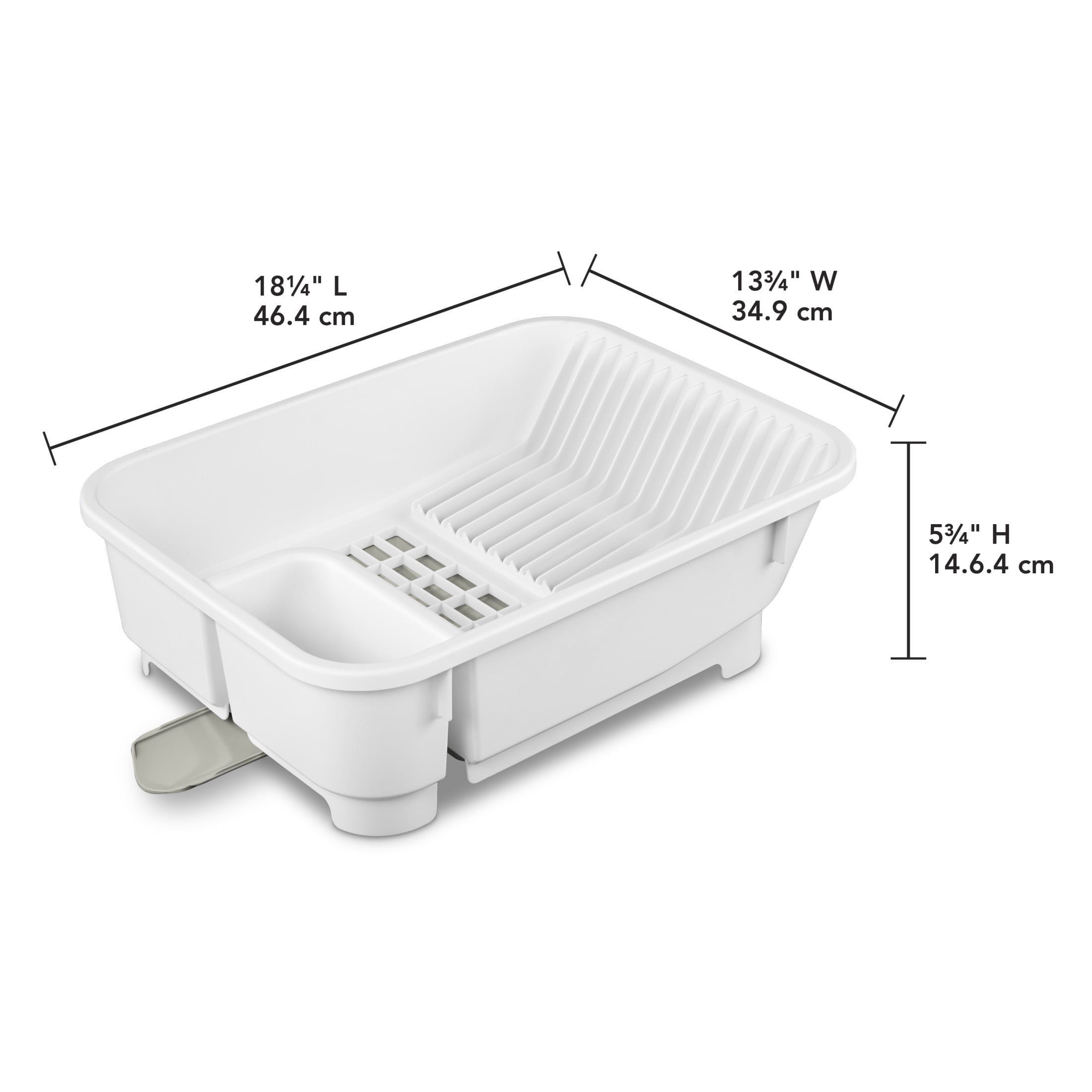 (5 pack) Mainstays Kitchen Sink Organizer Set with Self-Draining Caddy, Soap Dispenser, Sponge Holder and Retractable Spout for Sink Storage, White