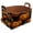 Multicolor 3, variant on Scary Jack o 'Lantern Storage Basket Collapsible Storage Bin, PU Foldable Basket Convenient Box Storage Organizer with Handles for Shelves Office Bedroom Closet Nursery Toys Laundry