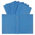 thumbnail image 5 of PP Tadpole clip double bag folder American Report clip Plastic file bag Store folding folder, 5 of 5