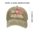 thumbnail image 3 of Mens Hats And Caps Classic Embroidered Anniversary Baseball Cap Adjustable Snapback Hat for Men and Women, 3 of 7
