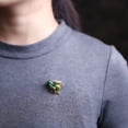 thumbnail image 6 of BONZEUS Pearl & Rhinestone Animal Brooch Collection - Trendy Bird, Butterfly, Bee Lapel Pins for Women - Coat, Dress, Wedding & Party Gifts, 6 of 29