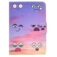 thumbnail image 2 of SaniMore Case for iPad 10th Generation 10.9" 2022, Auto Wake/Sleep Card Holder Stand Dual Angle PU Leather Surface Soft TPU Back Color Painting Magnetic Protective Case for iPad 2022, Expressions, 2 of 10