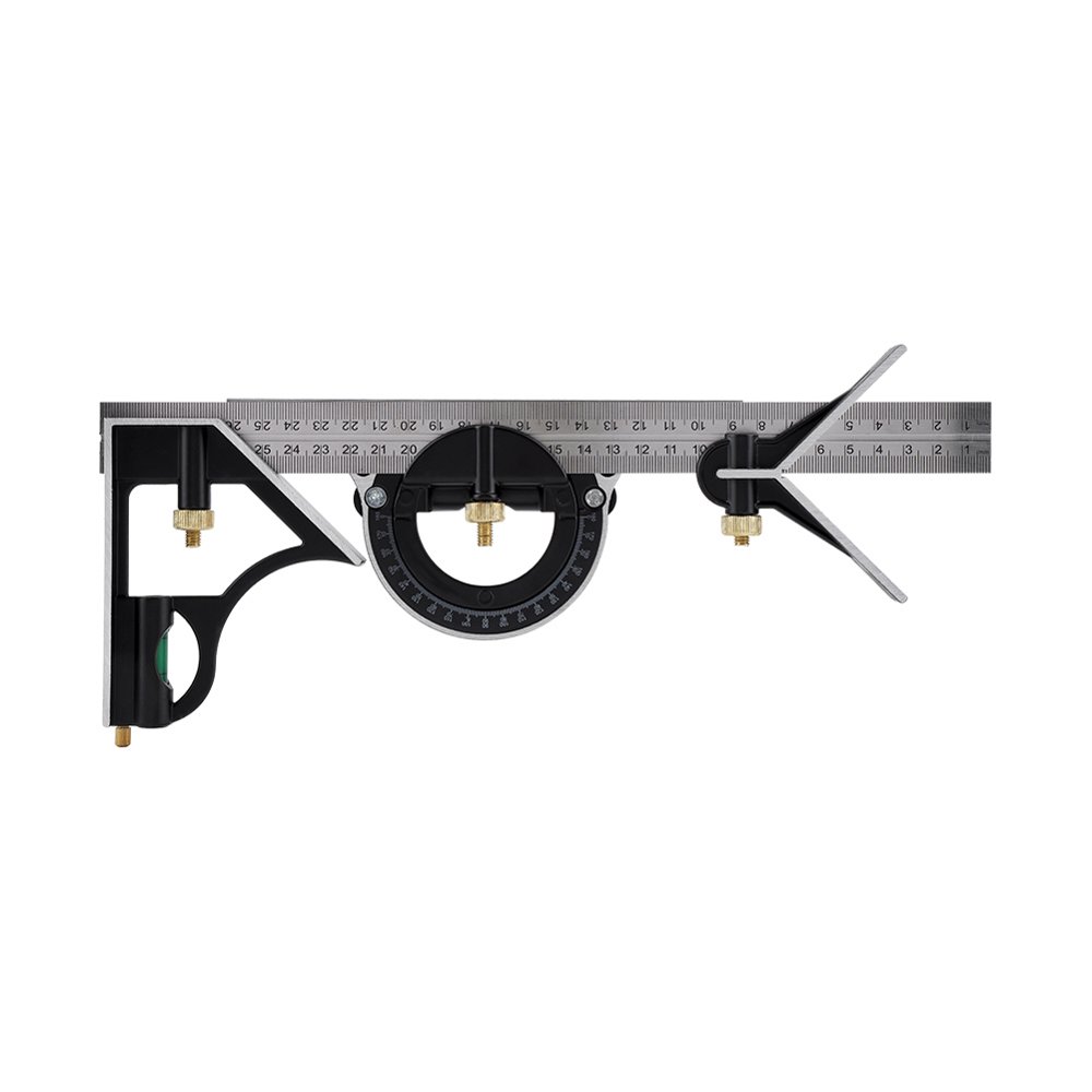 Tebru Adjustable Angle Ruler, 300mm Multifunctional Adjustable