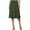 AG, variant on vigerkar Womens Basic Solid Midi Skirts Casual Knee Length A-Line Skirt Lightweight Flare Pull On Closure Skirt Plus Size Navy, L