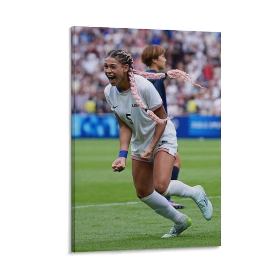 Trinity Rodman Poster Canvas Poster Picture Print Wall Art Poster Painting Canvas Posters Artworks Gift Room Aesthetic 20x30inch(50x75cm)