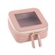 thumbnail image 3 of Pequeña bolsa de maquillaje para mujeres bolsas cosméticas portátiles con cremallera dorada Clear Teen Girl Regalo de moda Bag Multipropiors Travel Bag rosa gris, 3 of 10