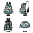 thumbnail image 4 of FORMRS Mini Backpack Purse for Women Travel Daypack Casual Shoulder Bag, Retro Tree, 4 of 7