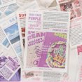 thumbnail image 2 of Juego 50 Piezas Papel Vintage para Álbumes Recortes (peludo Morado), 2 of 8