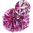 thumbnail image 2 of Mistayd 2 Pack Pompons de Cheerleading avec Poignée Baton pour Sport d'Équipe Danse Enfants Adultes, 2 of 5