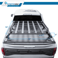thumbnail image 5 of Syneticusa Aluminum Retractable Hard Tonneau Cover+Rack for 2009-2024 Ram 1500 5.7ft Bed, 5 of 8
