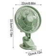 thumbnail image 3 of Sentmoon Desk Fan Travel Fan Speed Clamp Type Rotating Fan With Aromatherapy Box Gift for Anniversary, Birthday, Christmas, 3 of 6