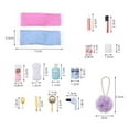 thumbnail image 5 of Joernso 15-Piece Mini Bathroom Accessories Set Dollhouse Miniature Toiletries Simulated Mini Bathtub Washbasin Ornament for Doll House Bathroom, 5 of 7