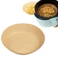 thumbnail image 2 of Reheyre Air Fryer Liner Set - Non-Stick Oil-proof - 2 Colors - BPA Free Round Steamer Paper Pad - Kitchen Supplies, 2 of 8