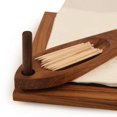 thumbnail image 5 of Brown Sheesham Wood Tissue Cum Toothpick Holder | Napkin Stand | Tissue Paper Holder | Tableware Table Top Holder, 5 of 5