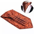thumbnail image 2 of Cravate Ascot pour Homme, Mode Classique Vintage à Motif Floral en Polyester, Cravate Ascot, 2 of 10