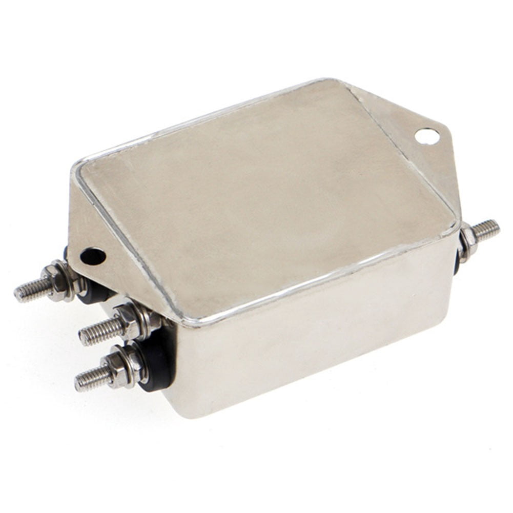 Single Phase Ac Power Filter 10A/20A 110V/220V - EMI/RFI Noise ...