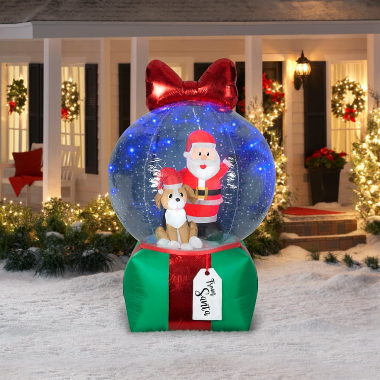 Christmas inflatable snow globe deals