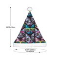 thumbnail image 3 of KLL Christmas Hats for Adults Plush Happy Kitten Faces Print Santa Hat Xmas Fluffy Santa Claus Hat for Women Men, 3 of 6