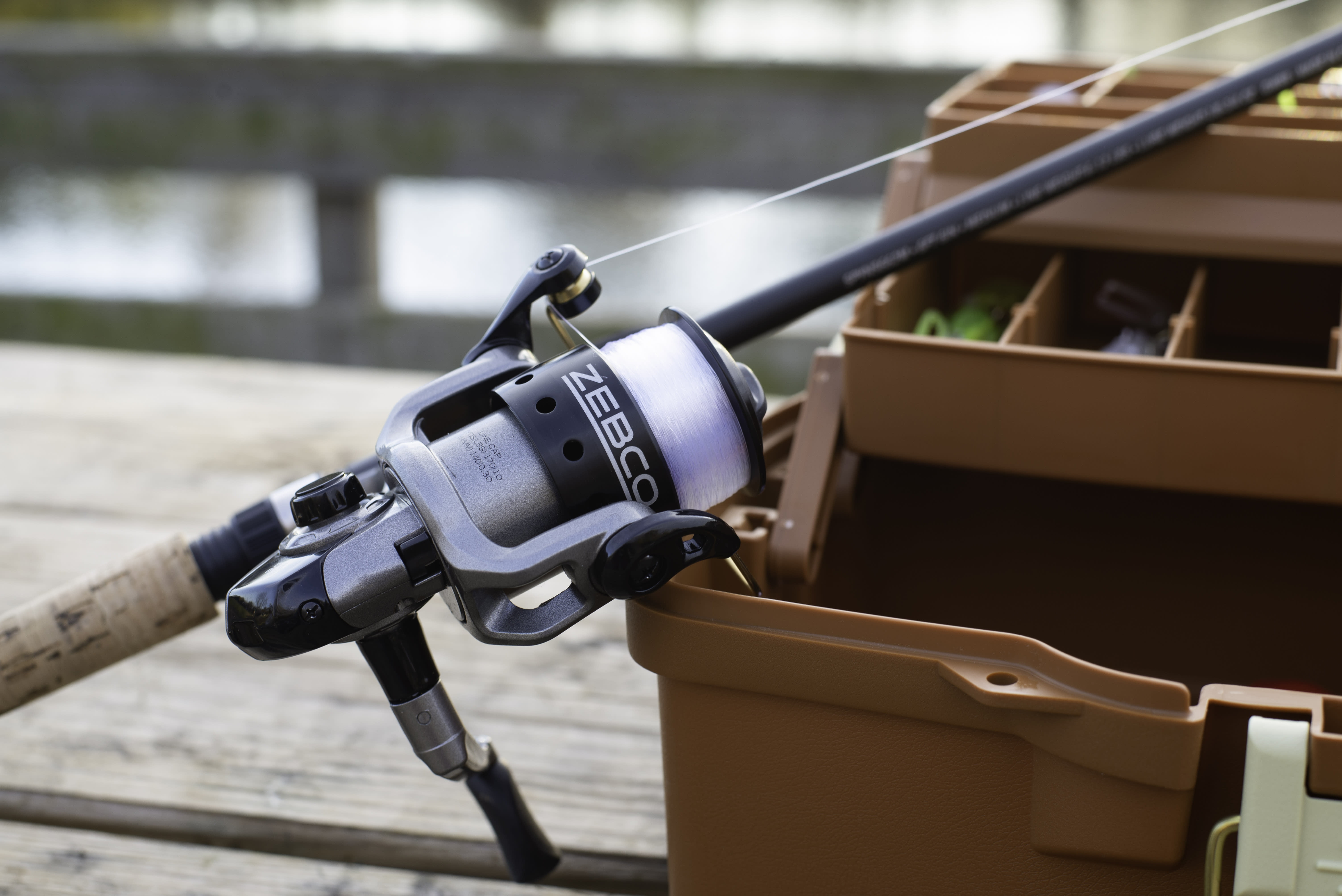 Zebco Spyn Spinning Reel and Fishing Rod Combo 