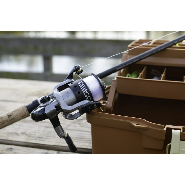 Zebco Spyn Spinning Reel and Fishing Rod Combo 