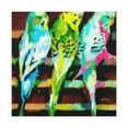 thumbnail image 4 of Budgies in Art Deco - Canvas, 4 of 25