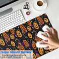 thumbnail image 4 of Long Mouse Pads for Desk,Pumpkin Pattern Halloween Desk Mats on Top Of Desks, Desk Mouse Pad Extra Large with 3mm Non-Slip Base and Stitched Edge for Gaming,Office,Work,Home 31.5x11.8in, 4 of 5