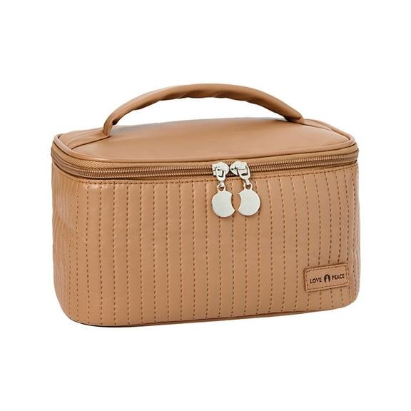 Cute Makeup Bag Mini Cosmetic Pouch for Women Handy Zipper Pouch Small Quilted Beauty Storage Solution for Daily