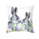 thumbnail image 3 of Almohada De Huevo De Conejo De Pascua, Decoraciones Para El Hogar De Pascua, Funda De Almohada Cuadrada Duradera Para Sofá, Librería, Fiesta Speravity HA044715-09, 3 of 6