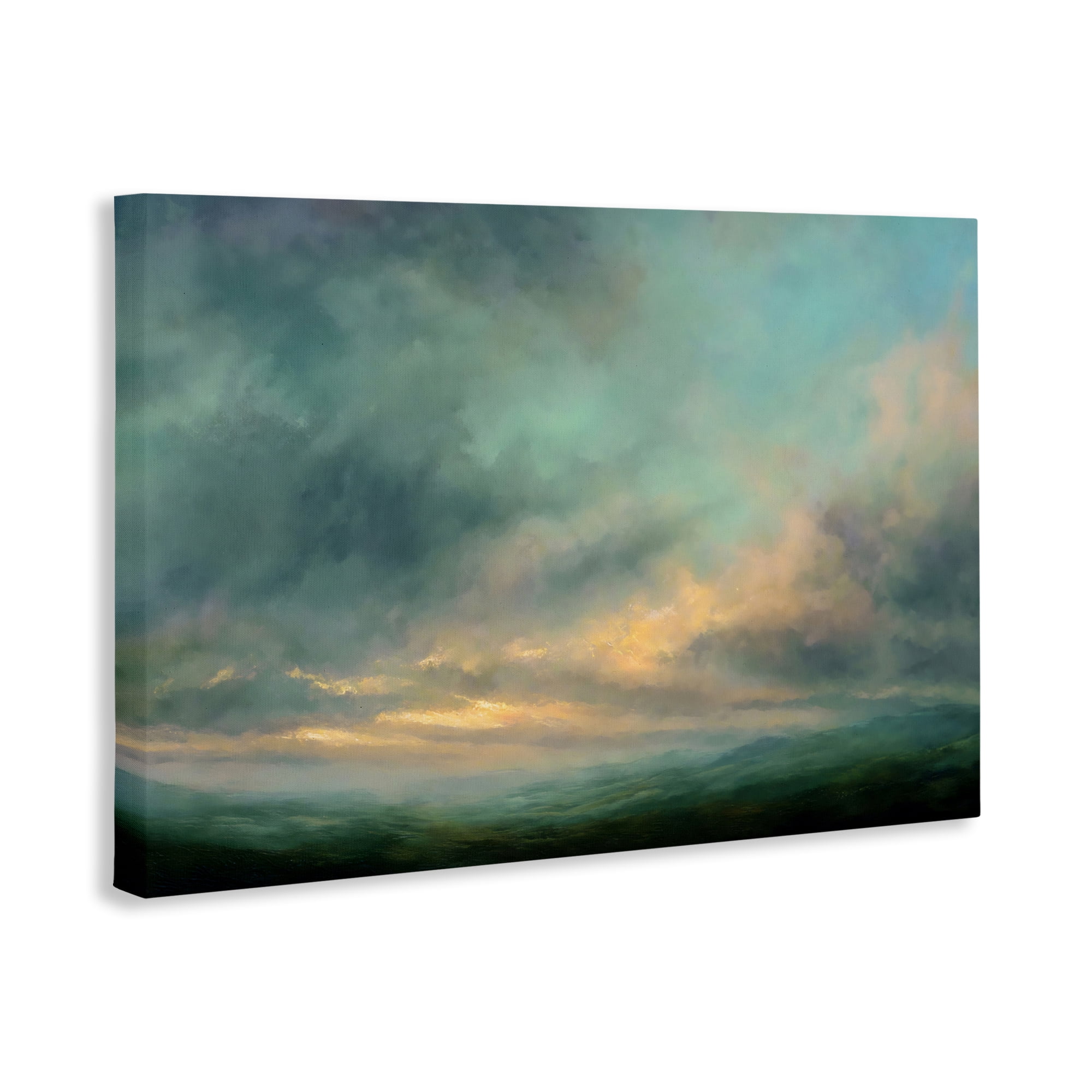 Stupell Industries Blue Toned Golden Hour Canvas Wall Art, design by Petal Prints Design