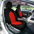 thumbnail image 5 of For 2018-2022 Toyota Camry FH Group Neoprene Custom Fit Waterproof Car Seat Covers  - Front Red, 5 of 5