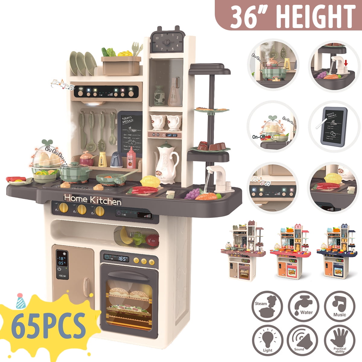 Детская Кухня Свет Звук Пар Купить