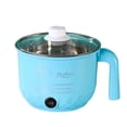 thumbnail image 3 of Olla Eléctrica Multifuncional, Bandeja Calefactora, Pequeña Cocina Eléctrica, Mini Vaporera Multiusos para Sopa, Olla de Cocina de 1,2 L para Fideos, azul de una sola capa mayimx  Ollas Calientes Eléctricas, 3 of 9