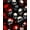 Black, Pattern 3, variant on ODIKA 4'x6' Machine Washable Non-Slip Area Rug, Gothic Skull with Dark Horror Motifs High Traffic Rug, Red, 58931