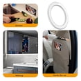 thumbnail image 2 of Titular De Anillo Soporte de teléfono móvil de pared magnética Soporte de teléfono de coche ultrafino para iPhone (blanco), 2 of 5