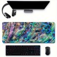 thumbnail image 6 of 1pc Haliotis Shell Original Nature Series Mouse Pad, Large Gaming Keyboard Pad,Big Desk Pad With Thick Stitched Edges Suit For Home Office Or Gaming, 6 of 8