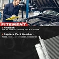 thumbnail image 3 of PANGOLIN A/C Condenser 3669 Fit for 2008-2012 Honda Accord, 2012-2015 Honda Crosstour Air Conditioning Condenser Auto Replacement Part OE 73669, 10464, 80110TA0A01, HO3030151, 3 of 7