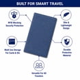 thumbnail image 5 of Brookstone Passport Holder Slim Lightweight Anti-Theft RFID Blocking Passport Covers for Travelling, 5 of 7