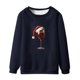 thumbnail image 1 of Sudaderas sin capucha para hombre, estilo casual, a la moda, con cuello redondo, estampado, de manga larga, blusas de manga larga y cuello redondo, blusas de poliéster para hombre, 1 of 4