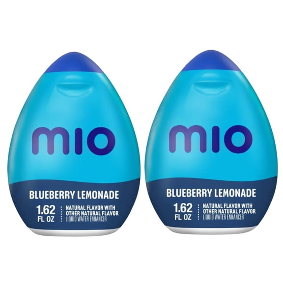 MiO Blueberry Lemonade Sugar Free Water Enhancer, 1.62 fl oz Bottle (2 Pack)