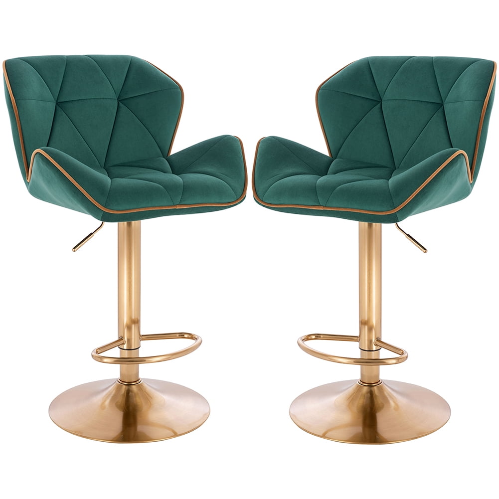 Set of 2 Modern Home Luxe Spyder Contemporary Adjustable Barstool/Bar