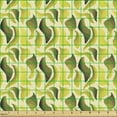 thumbnail image 2 of Geometric Sofa Upholstery Fabric by the Yard, Modern Ornament Asymmetrical AbstractShapes in Dark Green and Yellow Colors, Decorative Fabric for DIY and Home Accents, Multicolor by Ambesonne, 2 of 5