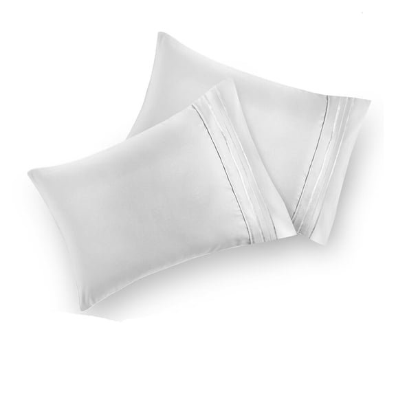 1800 Pillowcase Set Queen King Ultra Soft Pillow covers Set of 2 Pillowcases