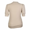 thumbnail image 2 of Sueter Simply Basic para Mujer, con Cuello Redondo Manga al Codo Hazelnut Talla CH, 2 of 2
