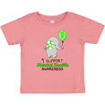 thumbnail image 3 of Inktastic I Support Mental Health Awareness Elephant and Balloon Boys or Girls Baby T-Shirt, 3 of 5