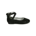 thumbnail image 2 of Little/Big Girls Glitter Round Toe Classic Criss Cross Strap Mary Jane Flat 19741, 2 of 5