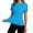 Blue, variant on Women's Breathable Quick Dry Athletic T Shirts Short Sleeve / Long Sleeve Crewneck Workout Tunic Tops Outdoor Daily Training Sun Shirts Blue