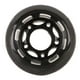 thumbnail image 2 of 4 piezas de ruedas de goma para patines, antideslizantes, silenciosas, resistentes al desgaste, accesorios para patines, color negro, 2 of 5